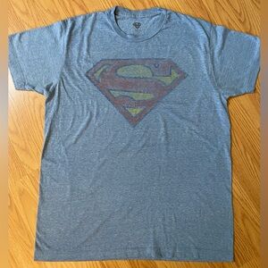 Superman blue t-shirt size medium.